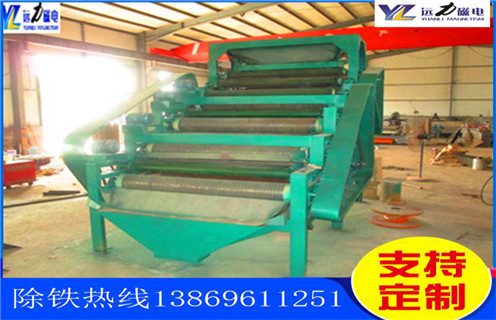 輥式磁選機，永磁輥式磁選機_遠力為您講述永磁輥式磁選機磁場分布圖