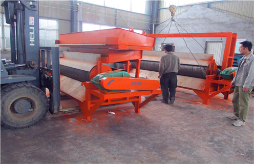 半逆流濕式磁選機，河北半逆流濕式磁選機_小型河北半逆流濕式磁選機_河北半逆流濕式磁選機視頻價格 