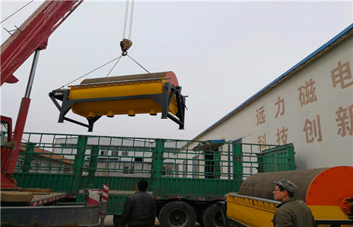 河沙磁選機，河北河沙磁選機_遠力河北河沙磁選機的結構磁場分布圖